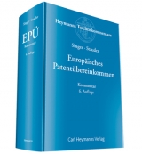 Europ&auml;isches Patent&uuml;bereinkommen (EP&Uuml;) - 