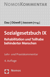 Sozialgesetzbuch IX - Dau, Dirk H.; Düwell, Franz Josef; Joussen, Jacob
