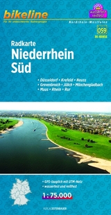 Radkarte Niederrhein S&uuml;d (RK-NRW08) - 