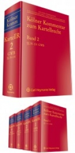 K&ouml;lner Kommentar zum Kartellrecht - 