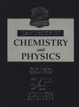 CRC Handbook of Chemistry and Physics, 94th Edition - Haynes, William M.