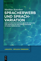 Spracherwerb und Sprachvariation - Matthias Katerbow