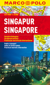 MARCO POLO Cityplan Singapur 1:15 000
