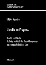 Libretto im Progress - Esbj&ouml;rn Nystr&ouml;m