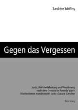 Gegen das Vergessen - Sandrine Schilling