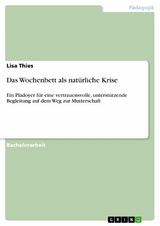 Das Wochenbett als nat&uuml;rliche Krise - Lisa Thies