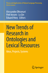 New Trends of Research in Ontologies and Lexical Resources - 
