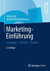 Marketing-Einf&uuml;hrung - Alfred Ku&szlig;, Michael Kleinaltenkamp
