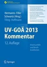 UV-GO&Auml; 2013 Kommentar - Arbeitsunf&auml;lle und Berufskrankheiten - Thomas Tiling, Karl - Heinz Hoffmann
