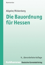 Die Bauordnung f&uuml;r Hessen - Erich Allgeier