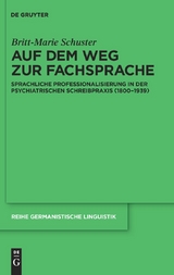 Auf dem Weg zur Fachsprache - Britt-Marie Schuster