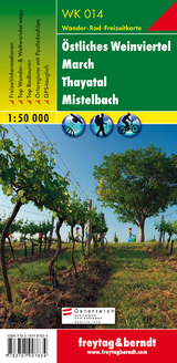 WK 014 &Ouml;stliches Weinviertel - March - Thayatal - Mistelbach, Wanderkarte 1:50.000 - 