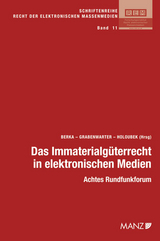 Das Immaterialg&uuml;terrecht in elektronischen Medien - 