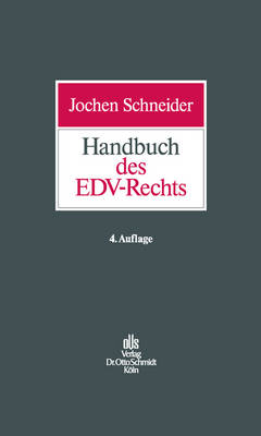 Handbuch Des Edv-Rechts - Jochen Schneider