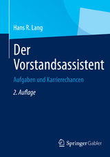 Der Vorstandsassistent - Lang, Hans R.