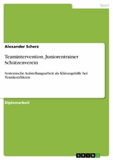 Teamintervention. Juniorentrainer Sch&uuml;tzenverein - Alexander Scherz