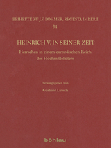 Heinrich V. in seiner Zeit - 