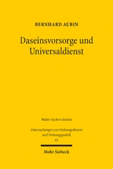 Daseinsvorsorge und Universaldienst - Bernhard Aubin