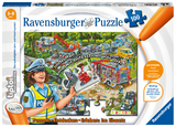 Ravensburger tiptoi 00554 Puzzeln, Entdecken, Erleben: Im Einsatz , für Kinder von 5-8 Jahren, Hilf Polizei, Feuerwehr und Rettungsdienst am Einsatzort - 