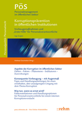 Korruptionspr&auml;vention in &ouml;ffentlichen Institutionen - Ingo Sorgatz