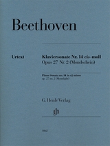 Ludwig van Beethoven - Klaviersonate Nr. 14 cis-moll op. 27 Nr. 2 (Mondscheinsonate) - Beethoven, Ludwig van