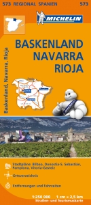 Michelin Karte Baskenland, Navarra, Rioja. Espana Norte - País Vasco/Euskadi, Navarra, La Rioja - 