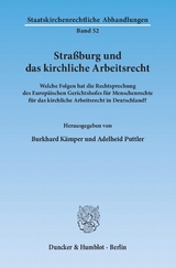 Stra&szlig;burg und das kirchliche Arbeitsrecht. - 