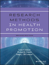 Research Methods in Health Promotion - Laura F. Salazar, Richard Crosby, Ralph J. DiClemente