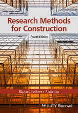 Research Methods for Construction -  Richard F. Fellows,  Anita M. M. Liu