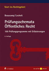 Pr&uuml;fungsschemata &Ouml;ffentliches Recht - Guy Beaucamp, Rainer Lechelt