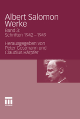 Albert Salomon Werke - 