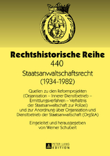 Staatsanwaltschaftsrecht (1934-1982) - 