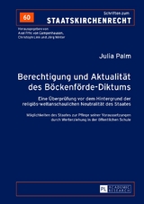 Berechtigung und Aktualit&auml;t des B&ouml;ckenf&ouml;rde-Diktums - Julia Palm