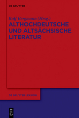 Althochdeutsche und alts&auml;chsische Literatur - 