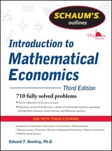 Schaum's Outline of Introduction to Mathematical Economics - Dowling, Edward