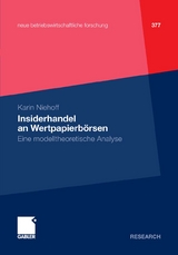Insiderhandel an Wertpapierbörsen - Karin Niehoff