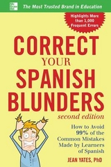 Correct Your Spanish Blunders - Yates, Jean