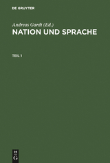 Nation und Sprache - 