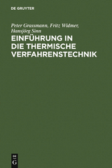 Einf&uuml;hrung in die thermische Verfahrenstechnik - 