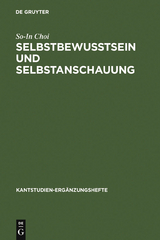 Selbstbewu&szlig;tsein und Selbstanschauung - So-In Choi