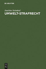 Umwelt-Strafrecht - Joachim Steindorf
