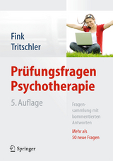 Pr&uuml;fungsfragen Psychotherapie - 