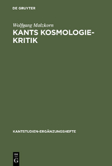 Kants Kosmologie-Kritik - Wolfgang Malzkorn