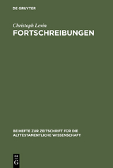 Fortschreibungen - Christoph Levin