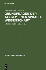 Grundfragen der allgemeinen Sprachwissenschaft - Ferdinand de Saussure