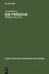 Die Fr&ouml;sche -  Aristophanes