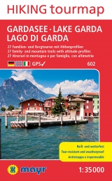 Gardasee - Lake Garda - Lago di Garda Hiking tourmap - 