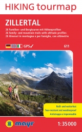 Zillertal Hiking tourmap - 