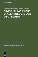 Einf&uuml;hrung in die Dialektologie des Deutschen - Hermann Niebaum, J&uuml;rgen Macha