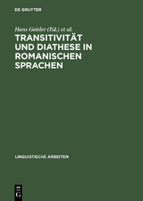 Transitivit&auml;t und Diathese in romanischen Sprachen - 